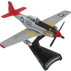 Airplane Model*Postage Stamp PS5342-11 1:100 P-51D Mustang - Miniature Marvels: Airplane Models & Painted Dice