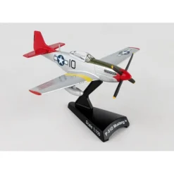 Airplane Model*Postage Stamp PS5342-7 1:100 P-51D Mustang - Miniature Marvels: Airplane Models & Painted Dice