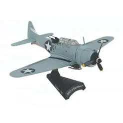 Airplane Model*Postage Stamp PS5563-2 1:87 SBD-3 Dauntless US Navy - Miniature Marvels: Airplane Models & Painted Dice