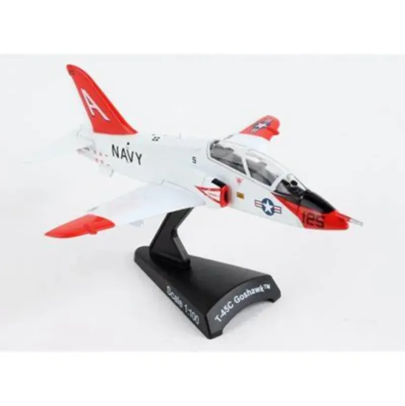 Airplane Model*Postage Stamp PS5369-1 1:100 T-45C Goshawk US Navy - Miniature Marvels: Airplane Models & Painted Dice