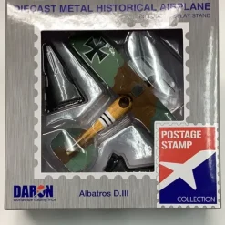 Airplane Model*POSTAGE STAMP PS5405-1 ALBATROS DIII 1/70 - Miniature Marvels: Airplane Models & Painted Dice