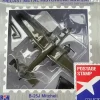 Airplane Model*POSTAGE STAMP PS5403-5 B25J 1/100 BRIEFING TIME - Miniature Marvels: Airplane Models & Painted Dice
