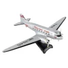 Airplane Model*Postage Stamp PS5559-4 TWA DC-3 1/44 - Miniature Marvels: Airplane Models & Painted Dice