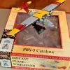 Airplane Model*Postage Stamp PS5556 USAF RESCUE 1:150 PBY-5 Catalina - Miniature Marvels: Airplane Models & Painted Dice
