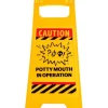 Egpull<Potty Mouth in Operation - Caution Sign Office Desk GaG Joke Novelty Gift - Miniature Marvels: Airplane Models & Painted Dice