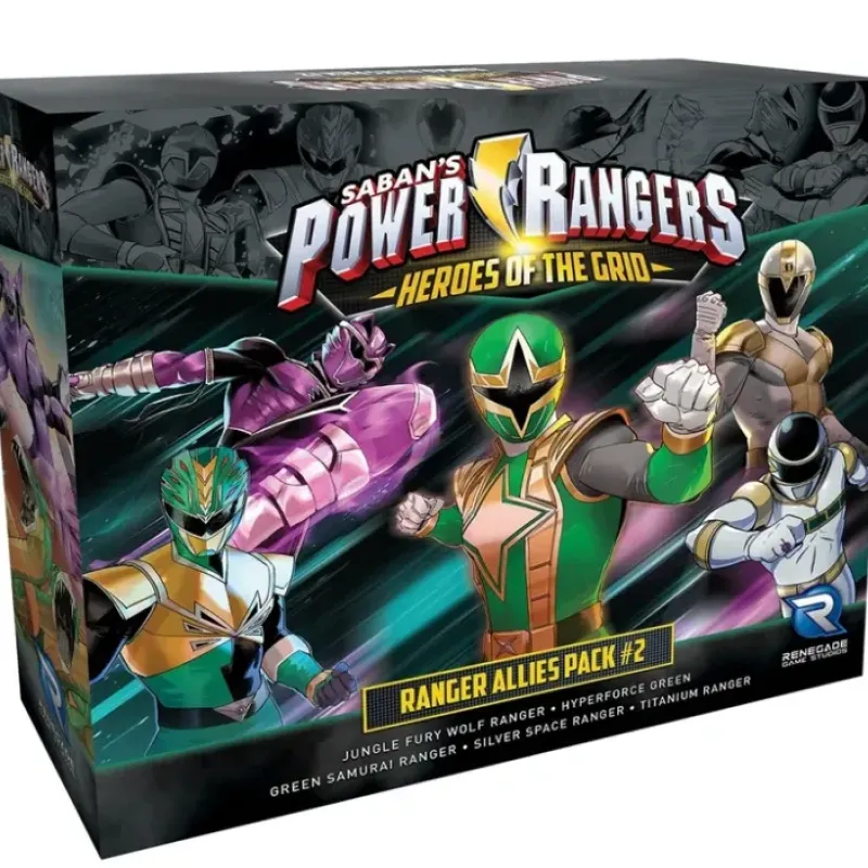 Board Game<Power Rangers - Heroes of the Grid: Rangers Allies Pack #2 RGS 02227 - Miniature Marvels: Airplane Models & Painted Dice