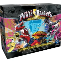 Board Game<Power Rangers - Heroes of the Grid: Legendary Rangers - Forever Rangers Pack RGS 02166 - Miniature Marvels: Airplane Models & Painted Dice