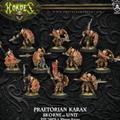 Miniature<Praetorian Karax: Skorne - Unit PIP 74079 - Miniature Marvels: Airplane Models & Painted Dice