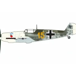 Airplane Model*Pre Order Hobby Master HA8723 1:48 BF 109E-3 "Karl Wolff" Yellow 15, III/JG 52, France, August 1940 - Miniature Marvels: Airplane Models & Painted Dice