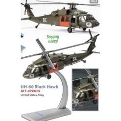 Airplane Model*Pre-Order Air Force 1 AF1-0099CW 1:72 US Army UH-60 Black Hawk - Miniature Marvels: Airplane Models & Painted Dice
