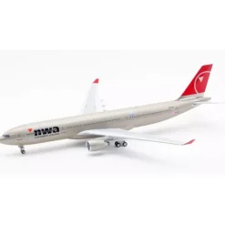 Airplane Model*Pre-Order B-Models B-333-806NW 1:200 Northwest Airlines Airbus A330-323 N806NW - Miniature Marvels: Airplane Models & Painted Dice
