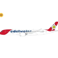Airplane Model*Pre-Order Gemini Jets GJEDW2315F 1:400 Edelweiss Air A350-900 HB-IHC "Flaps Down" - Miniature Marvels: Airplane Models & Painted Dice