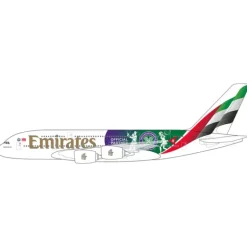 Airplane Model*Pre-Order Gemini Jets G2UAE1347 1:200 Emirates A380 A6-EOE Wimbledon Official Partner livery - Miniature Marvels: Airplane Models & Painted Dice