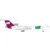 Airplane Model*Pre-Order Herpa Wings 573214 1:200 Air Via Tupolev TU-154M LZ-MIG - Miniature Marvels: Airplane Models & Painted Dice