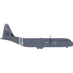 Airplane Model*Pre-Order Herpa Wings 537452 1:500 USAF C-130J Super Hercules 07-8608 37th Airlift Squadron, Ramstein Air Base - Miniature Marvels: Airplane Models & Painted Dice