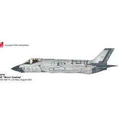 Airplane Model*Pre-Order Hobby Master HA6210 1:72 F-35C "Mirror Coating" XE-100/168733, US Navy, August 2022 - Miniature Marvels: Airplane Models & Painted Dice