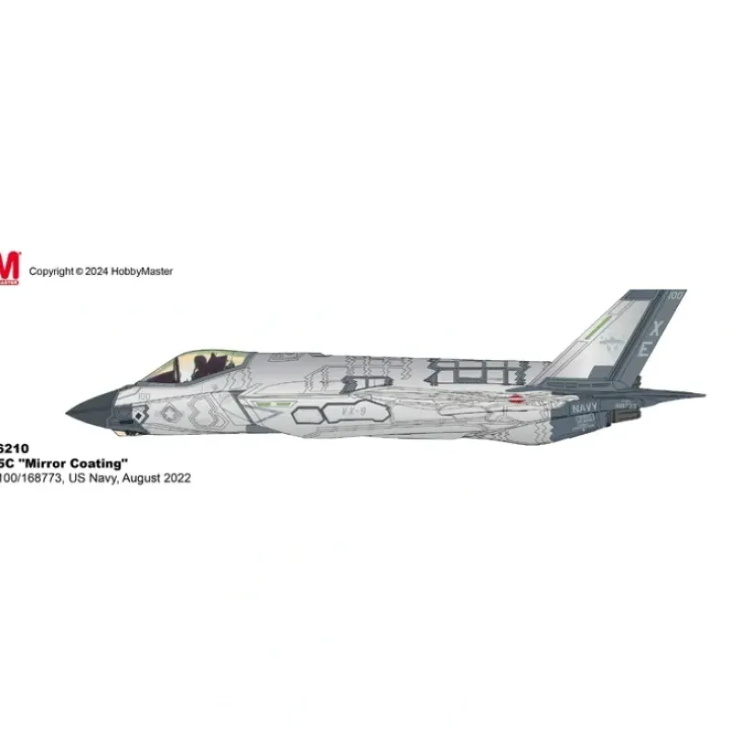 Airplane Model*Pre-Order Hobby Master HA6210 1:72 F-35C "Mirror Coating" XE-100/168733, US Navy, August 2022 - Miniature Marvels: Airplane Models & Painted Dice