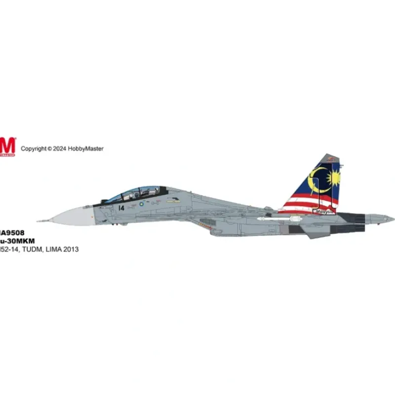 Airplane Model*Pre-Order Hobby Master HA9508 1:72 Su-30MKM M52-14, TUDM, LIMA 2013 HA9508 - Miniature Marvels: Airplane Models & Painted Dice