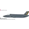 Airplane Model*Pre-Order Hobby Master HA4622B 1:72 F-35B "Black Death" 170064, VMFA-542 "Tigers", MCAS Cherry Point, 2023 (beast mode) - Miniature Marvels: Airplane Models & Painted Dice