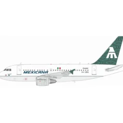 Airplane Model*Pre-Order Inflight IF318MX0824 1:200 Mexicana Airbus A318-111 XA-UBQ - Miniature Marvels: Airplane Models & Painted Dice