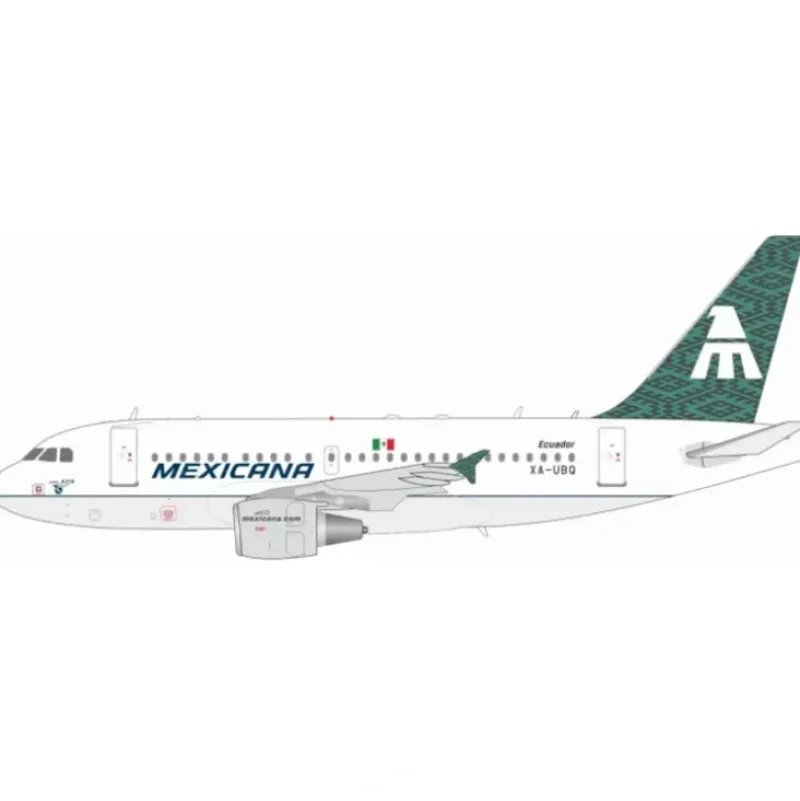Airplane Model*Pre-Order Inflight IF318MX0824 1:200 Mexicana Airbus A318-111 XA-UBQ - Miniature Marvels: Airplane Models & Painted Dice