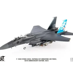 Airplane Model<Pre-Order JC Wings JCW-72-F15-031 1:72 F-15SG Strike Eagle Republic of Singapore Air Force, 55th Anniversary Edition, 2023 - Miniature Marvels: Airplane Models & Painted Dice
