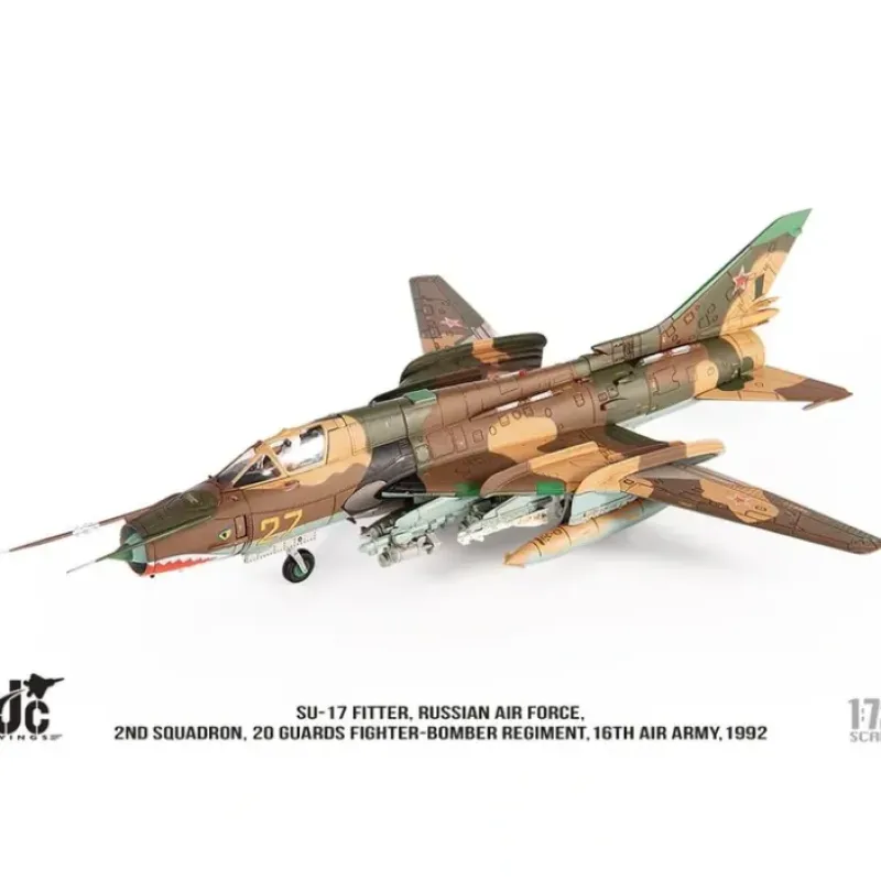 Airplane Model<Pre-Order JC Wings JCW-72-SU20-003 1:72 SU-17 Fitter Russian Air Force, 20 Guards Fighter-Bomber Regiment, 16th Air Army, 1992 - Miniature Marvels: Airplane Models & Painted Dice
