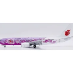Airplane Model<Pre-Order JC Wings LH2360 1:200 Air China Boeing 737-800 "Pink Peony" Reg: B-5177 Flaps Down - Miniature Marvels: Airplane Models & Painted Dice