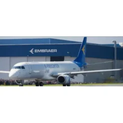 Airplane Model<Pre-Order JC Wings LH4384 1:400 Embraer House Color E190F "E-Freighter" N986TA - Miniature Marvels: Airplane Models & Painted Dice