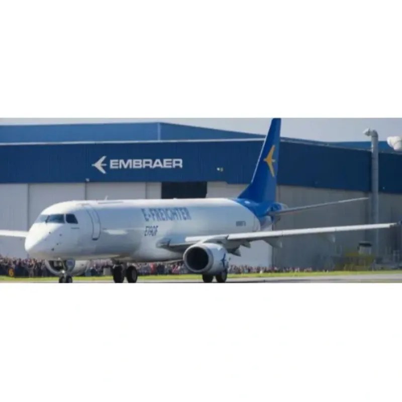 Airplane Model<Pre-Order JC Wings LH2469 1:200 Embraer House Color E190F "E-Freighter" N986TA - Miniature Marvels: Airplane Models & Painted Dice