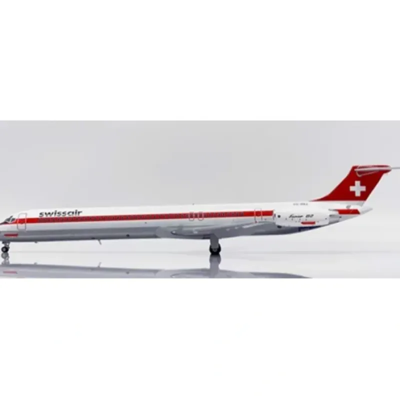 Airplane Model<Pre-Order JC Wings LH2373 1:200 Swissair McDonnell Douglas MD-82 "Polished" Reg: PH-MBZ - Miniature Marvels: Airplane Models & Painted Dice