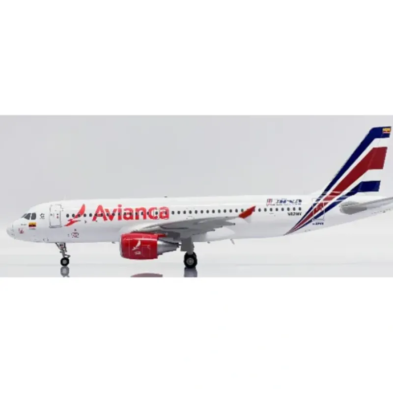 Airplane Model<Pre-Order JC Wings LH2AVA433 1:200 Avianca A320 N821AV "LACSA Retro" - Miniature Marvels: Airplane Models & Painted Dice