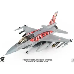 Airplane Model<Pre-Order JC Wings Military JCW-72-F16-017 1:72 F-16D Polish Air Force, 6th Fighter Squadron, 2013 - Miniature Marvels: Airplane Models & Painted Dice