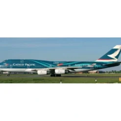 Airplane Model<Pre-Order JC Wings SA4063A 1:400 Cathay Pacific Boeing 747-400 "Asia's World City" Reg: B-HOY "Flaps Down" - Miniature Marvels: Airplane Models & Painted Dice