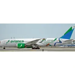Airplane Model<Pre-Order JC Wings XX40290 1:400 Avianca Boeing 787-8 "Unidos por la Biodiversidad" N799AV - Miniature Marvels: Airplane Models & Painted Dice