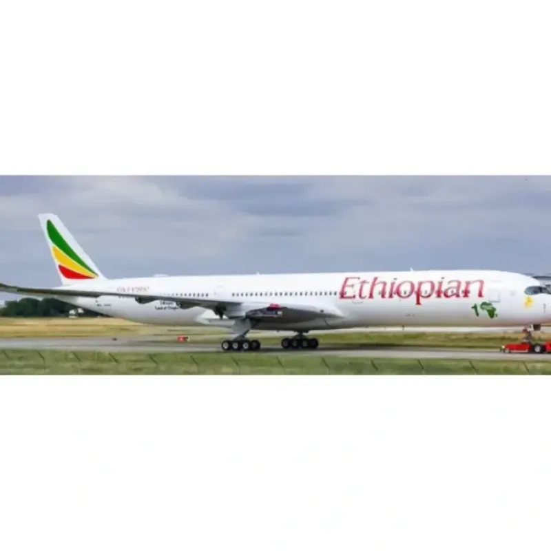 Airplane Model<Pre-Order JC Wings XX20514 1:200 Ethiopian Airlines Airbus A350-1000 "1st A350-1000 in Africa" ET-BAW - Miniature Marvels: Airplane Models & Painted Dice