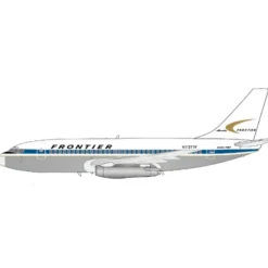 Airplane Model<Pre-Order JC Wings XX20506 1:200 Frontier Airlines Boeing 737-200 "Polished" Reg: N7377F - Miniature Marvels: Airplane Models & Painted Dice
