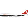 Airplane Model<Pre-Order JC Wings XX20525 1:200 Swissair Boeing 747-300 "Polished" Reg: HB-IGF - Miniature Marvels: Airplane Models & Painted Dice