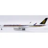Airplane Model<Pre-Order JC Wings XX40168A 1:400 Singapore Airlines Airbus A350-900XWB 9V-SJF (Flaps Down) - Miniature Marvels: Airplane Models & Painted Dice