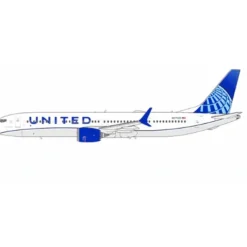 Airplane Model<Pre-Order NG Models 89012 1:400 United Airlines 737 MAX 9 N27520 (Blue Evolution livery) - Miniature Marvels: Airplane Models & Painted Dice