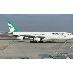 Airplane Model<Pre-Order Phoenix 11929 1:400 Mahan Air A340-200 EP-MJA - Miniature Marvels: Airplane Models & Painted Dice