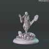 Miniature<Priestess of the Deep Abyss - Miniature Marvels: Airplane Models & Painted Dice