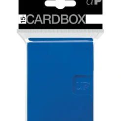 Accessories<PRO 15+ Card Box 3-pack: Blue - Miniature Marvels: Airplane Models & Painted Dice
