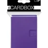 Accessories<PRO 15+ Card Box 3-pack: Purple - Miniature Marvels: Airplane Models & Painted Dice
