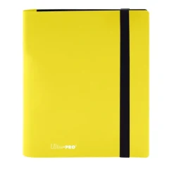 Accessories<Pro-Binder: Eclipse 4-Pocket Lemon Yellow - Miniature Marvels: Airplane Models & Painted Dice