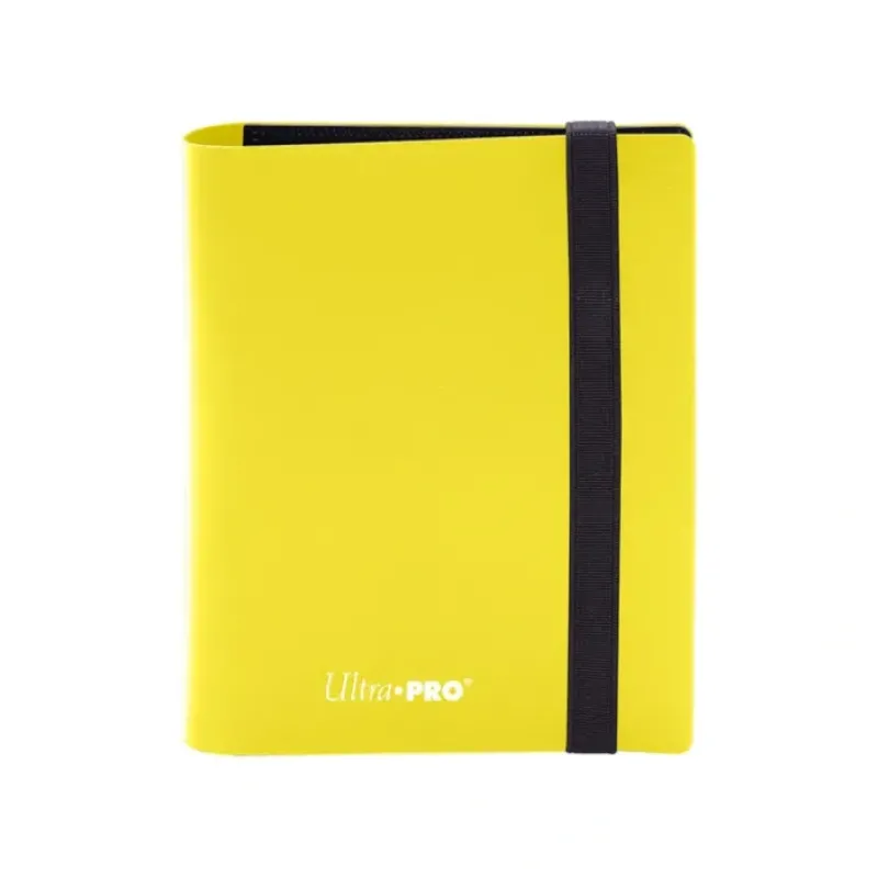 Accessories<Pro-Binder: Eclipse 2-Pocket Lemon Yellow - Miniature Marvels: Airplane Models & Painted Dice