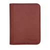 Accessories<Pro-Binder: Premium Zippered 4-Pocket Suede Collection - Ruby - Miniature Marvels: Airplane Models & Painted Dice