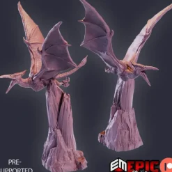 Miniature<Pterosaur - Miniature Marvels: Airplane Models & Painted Dice