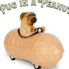Egpull<Pug in a Peanut - Cute Dog Pullback Racing Car Child Toy - Archie McPhee - Miniature Marvels: Airplane Models & Painted Dice