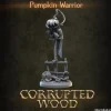 Miniature<Pumpkin Warrior, Pearched - Miniature Marvels: Airplane Models & Painted Dice